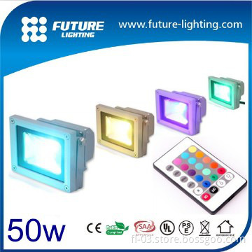 outdoor landscape lamp waterproof 50w RGB led project lamp